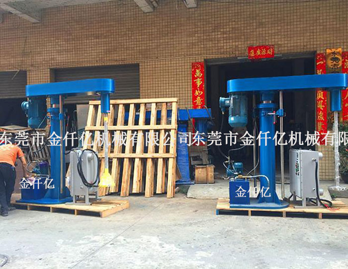 量身定制！金仟億“加長加高”款高速分散機(jī)出口越南